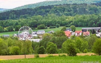 Vorübergehendes Wahrzeichen für den Marktflecken