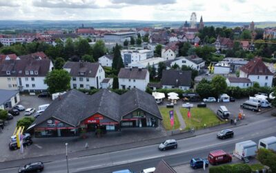 Modulare Outdoor Küchen, Wohnmobile und ein schwebender Zeppelin