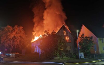 Fachwerkhaus musste nach Brand eingerissen werden