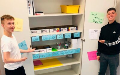 Neuer Schul-Kiosk unterstützt Schülerinnen und Schüler mit Materialien