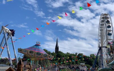 Spektakulären Fahrgeschäfte und buntes Programm beim Frankenberger Pfingstmarkt