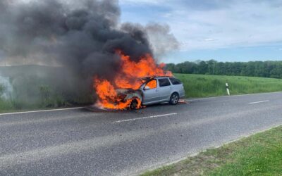 Pkw-Brand in Lengemannsau verursacht einstündige Vollsperrung