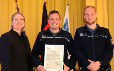 Besonderes Lob für Gießener Zöllner