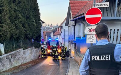 Hundsgasse: Feuerwehreinsatz wegen Feuer in Garage