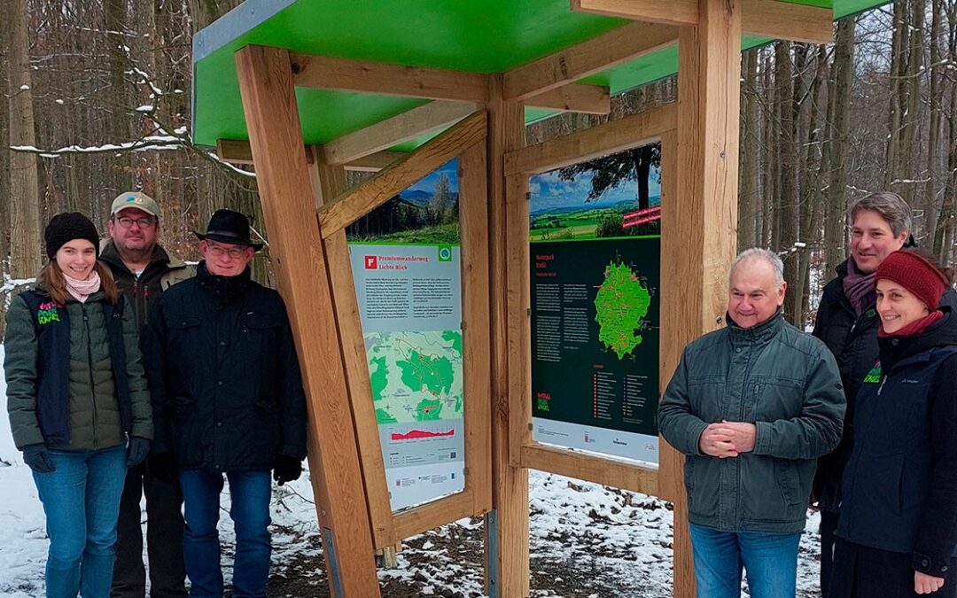 Infopoint zum Naturpark am Wildpark Knüll eröffnet