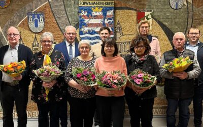 Langjährige Mitarbeitende der Kreisverwaltung in den Ruhestand verabschiedet