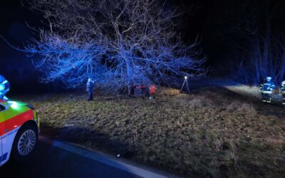 Junge Frau bei Unfall auf B 254 schwer verletzt