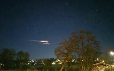 Heller Lichtschweif über Nordhessen – Trümmer einer Falcon-9-Rakete gesichtet