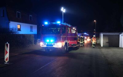Schwelbrand in Einfamilienhaus – Feuerwehreinsatz in Treysa