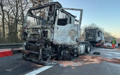 Osthessen: A 7 nach Lkw-Brand voll gesperrt; u. a.
