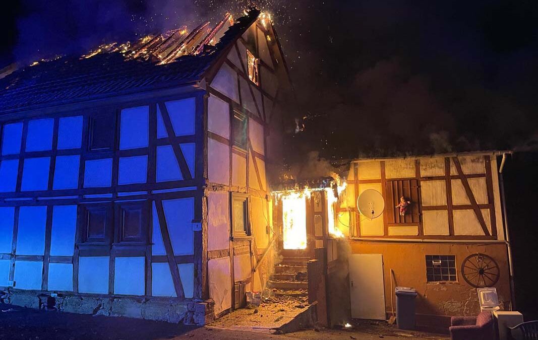 SEK: Drei Brände in Knüllwald, Borken und Neukirchen