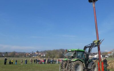 Ein neuer Nistplatz für den Weißstorch