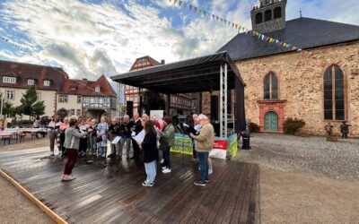 Chor eröffnet Salatkirmes beim Kirmesansingen