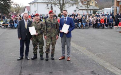 Gemeinde Neuental besiegelt Patenschaft mit Feldjägerkompanie