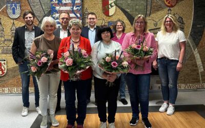 Landrat Becker ehrt langjährige Beschäftigte