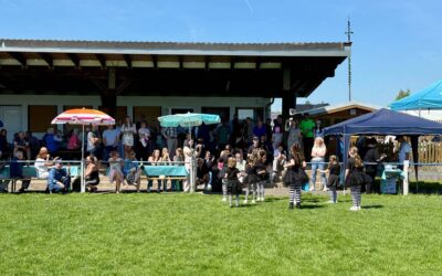 Bunt geschmückt und gut besucht