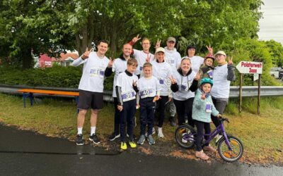 Bäckerei-Team trotzt Regen