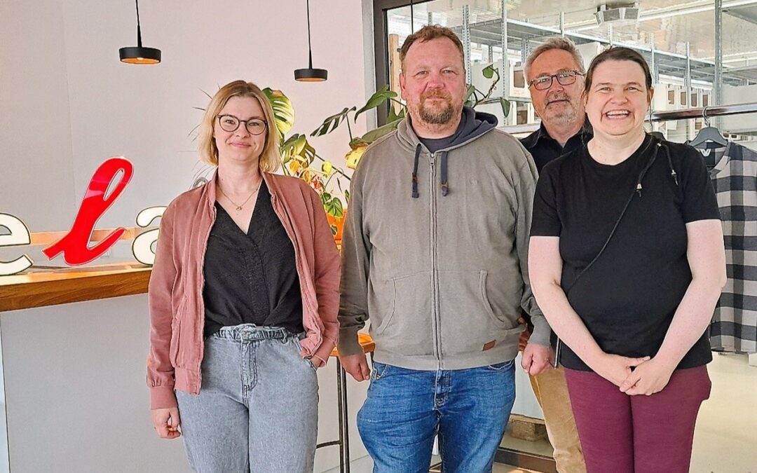 Glücklich im Team sind Corinna Löber und Sebastian Hoberg