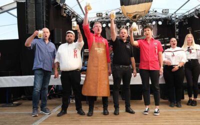 Von der Stubb ins Zelt: Die Salatkirmes ist angerichtet