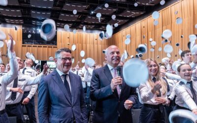 Feierlicher Eid auf dem Hessentag: 650 neue Gesichter bei der Polizei