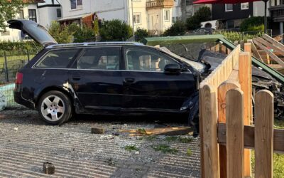 Unfall in Diemelsee und Großbrand in Spangenberg