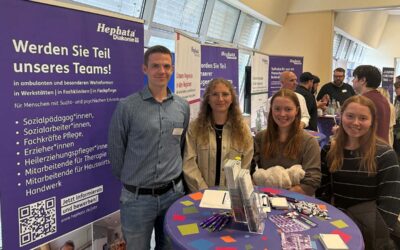 EHD-Praxisbörse auf dem Hephata-Campus: Studierende im Austausch mit der Praxis