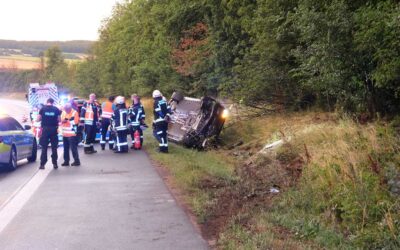 Fünf Leichtverletzte bei Unfällen auf der A 49 und der A 7