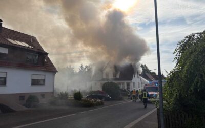 Brand in Zimmersrode: Technischer Defekt nicht ausgeschlossen