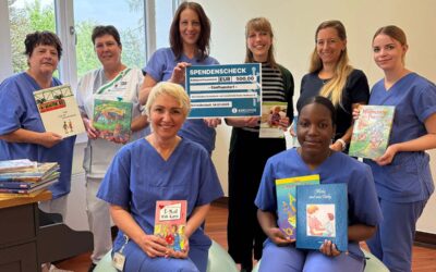 Frauenklinik Schwalmstadt spendet 500 EUR aus Bücherflohmarkt