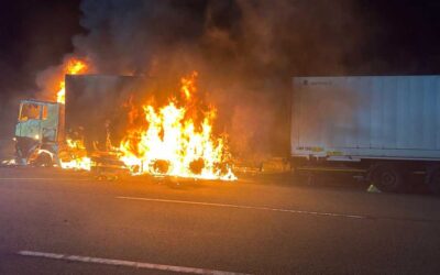 A 7: Stundenlange Sperrungen nach Lkw-Brand