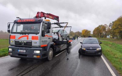 Jesberg: Auffahrunfall auf der B 3