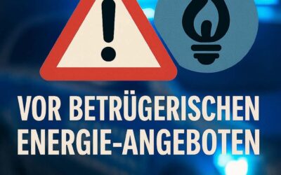 Polizei warnt vor betrügerischen Energie-Angeboten im Internet